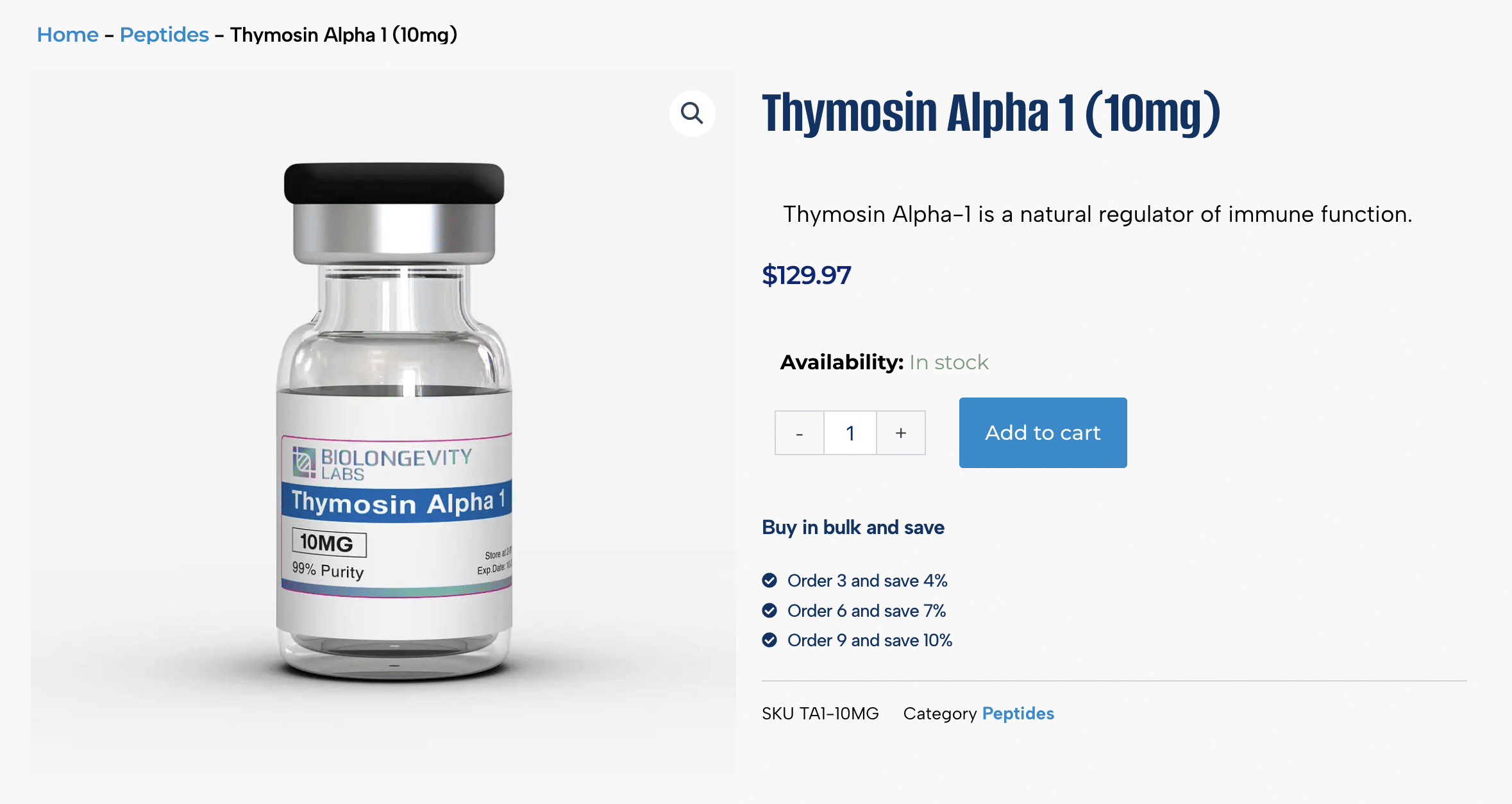 Thymosin Alpha 1